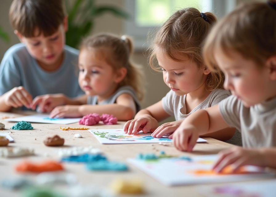 Kelas sensorik dan pengembangan emosi anak melalui seni